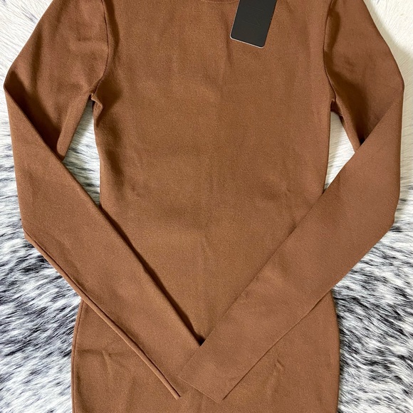 ZEYNEP ARCAY SIDE-SLIT MINI DRESS, NUDE SZ IT/36 US/0 - Picture 4 of 15